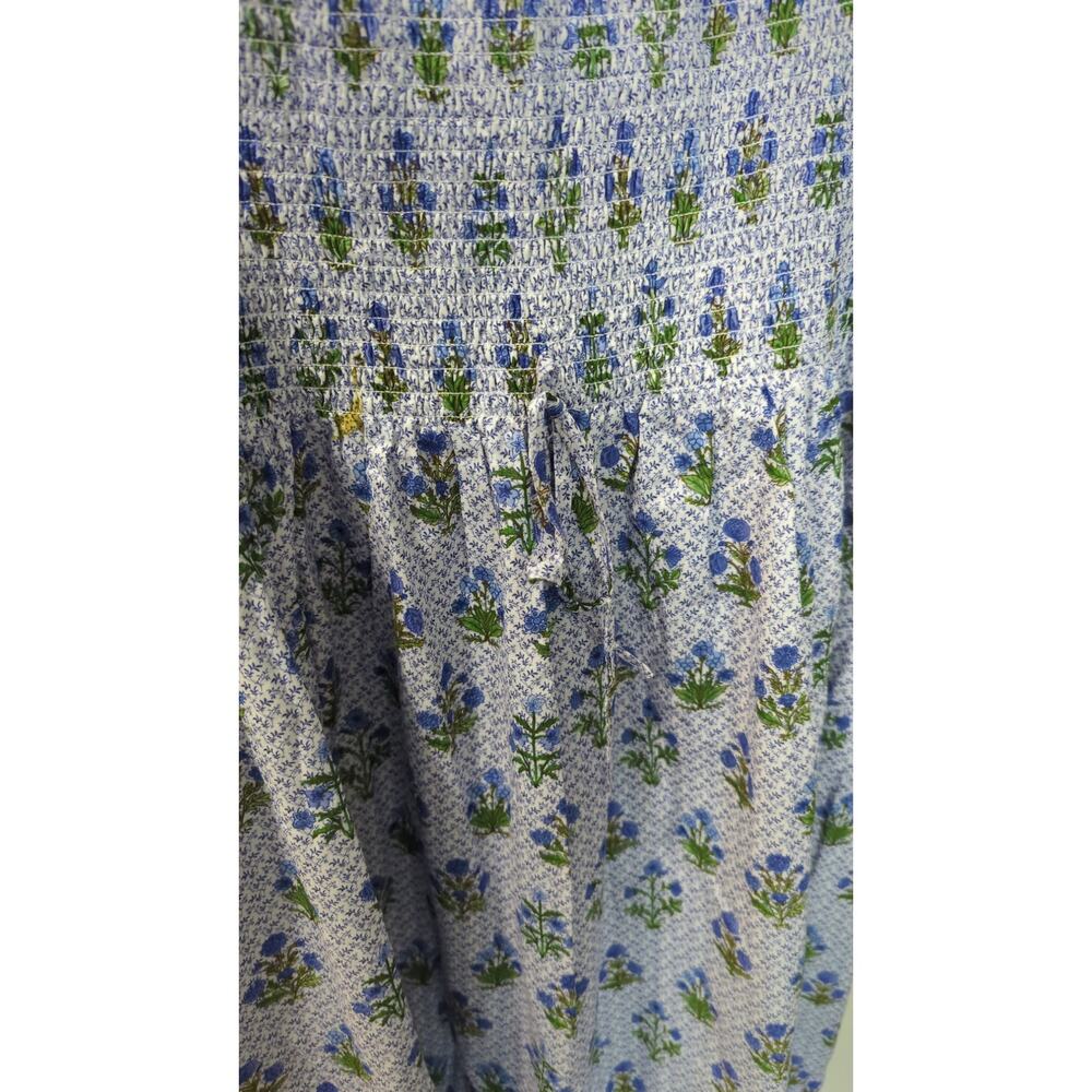 Hill House The Anita Nap Dress Blue Floral NWT - Picture 8 of 9